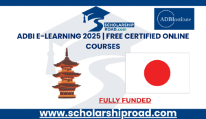 ADBI E-Learning 2025 | Free Certified Online Courses