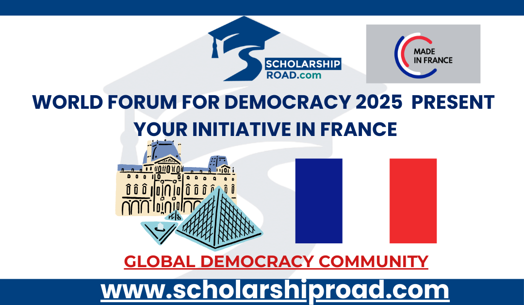 World Forum for Democracy 2025 | Present Your Initiative in France