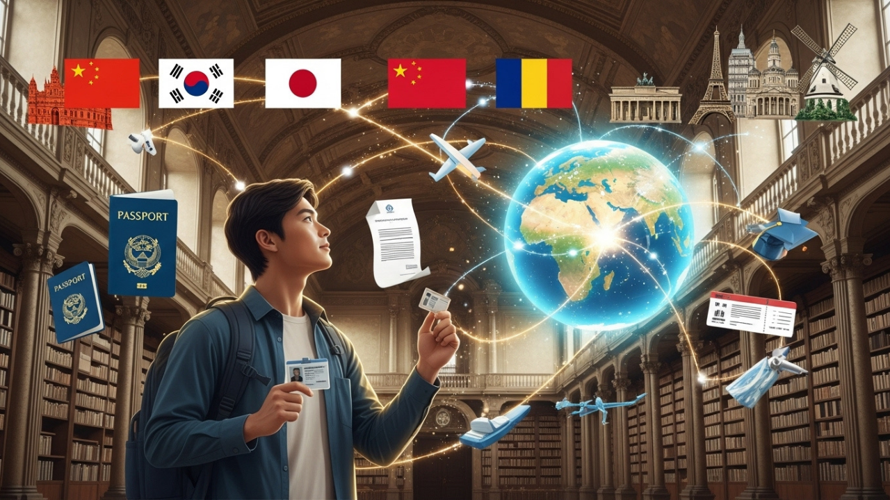 East asia funded scholarships in europe 2025