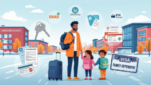 Government-funded scholarships with family allowance