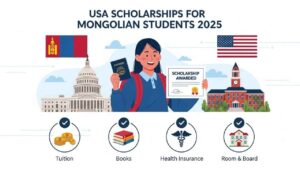 USA scholarships for Mongolian students 2025