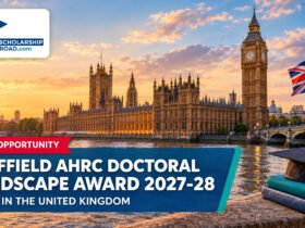 Sheffield AHRC Doctoral Landscape Award 2027-28 at University of Sheffield